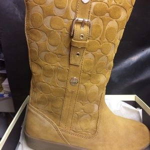 NEVER WORN Coach Boots Size 10